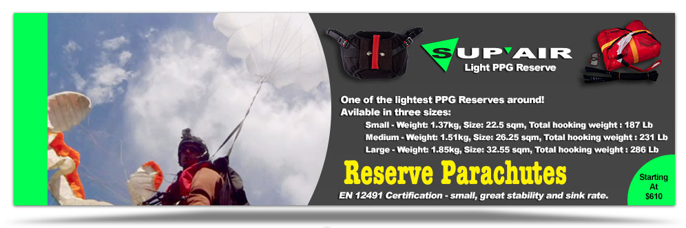 reserve paramotor chute